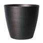 Dark Grey Metallic Look Planter (25cm)