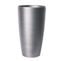 Brushed Steel Metallic Look Tall Planter (75.5cm)