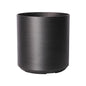 Dark Grey Metallic Look Cylinder Planter (35cm)