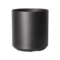 Dark Grey Metallic Look Cylinder Planter (35cm)
