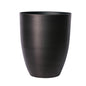 Dark Grey Metallic Look Plastic Planter (52.5cm)