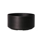Dark Grey Metallic Look Plastic Low Bowl Planter (42.5cm)