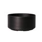 Dark Grey Metallic Look Plastic Low Bowl Planter (42.5cm)