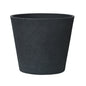 Charcoal Black Aged Effect Plastic Planter (50cm)