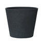 Charcoal Black Aged Effect Plastic Planter (50cm)