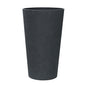 Charcoal Black Aged Effect Tall Plastic Planter (76cm)