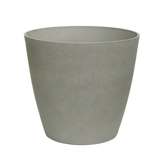 Cement Grey Aged Effect Plastic Planter (28cm)
