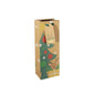 Reindeer Kraft Bottle Bag