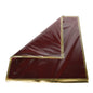 Korean Style Pre Cut Cello Wrap Sheets - Wine Red with Gold Border (100 Sheets)