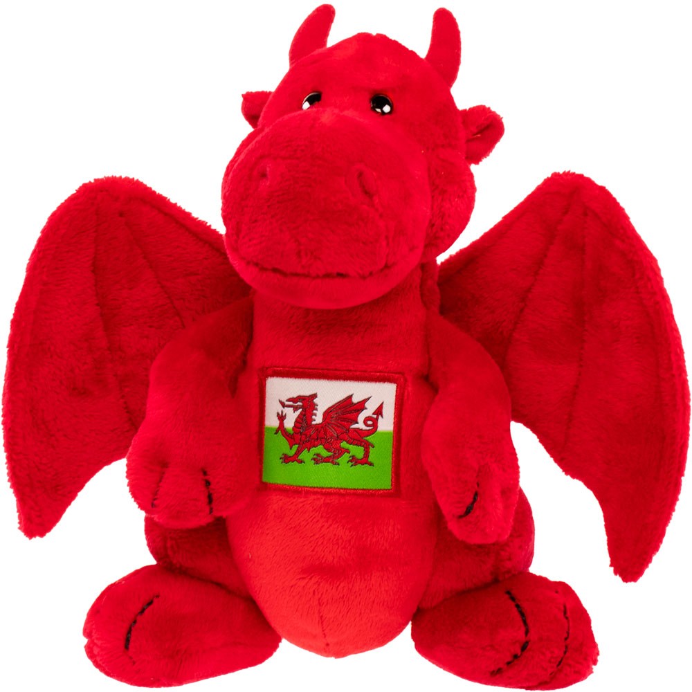 Red Fury Dragon with Welsh Flag