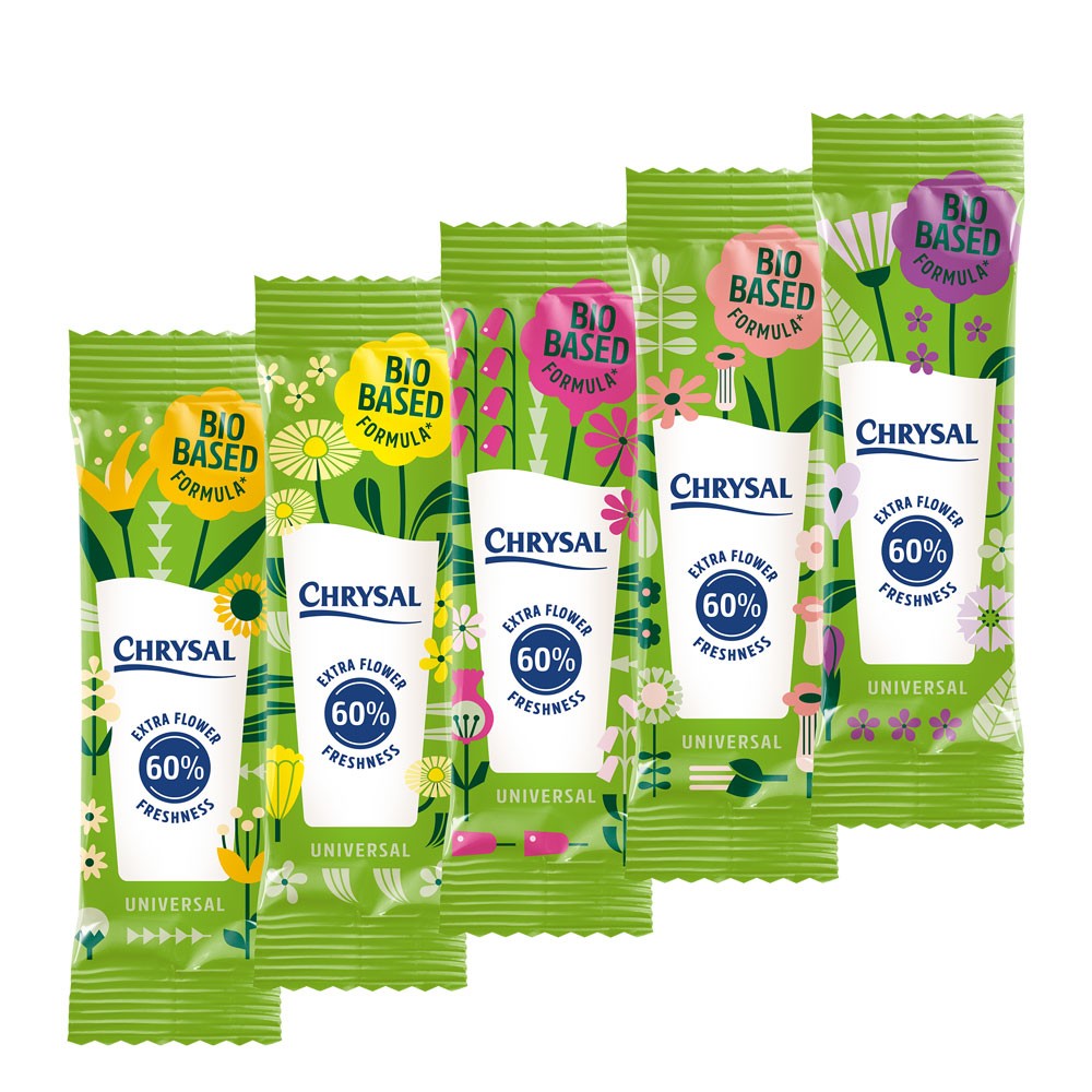 Discover the Chrysal Universal Liquid Flower Food 1 Litre Sachet (150pc) at Bristow Direct