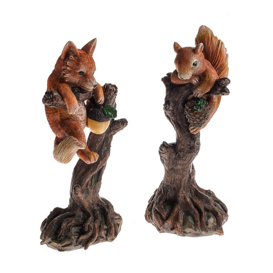 Discover the Woodland Animals on Stump Ornament (Assorted Designs) at Bristow Direct