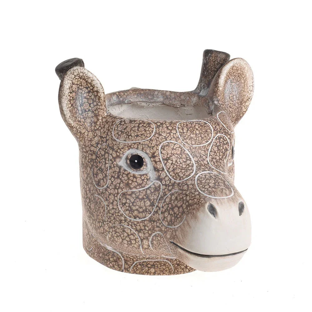 Giraffe Head Novelty Pot