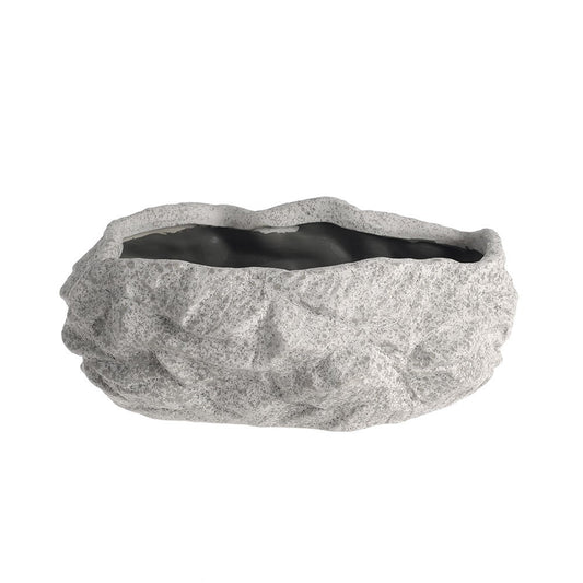 Discover the Rough Textured Grey Ceramic Planter (17.5cm) at Bristow Direct