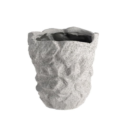 Discover the Rough Textured Grey Ceramic Pot (17.5cm) at Bristow Direct