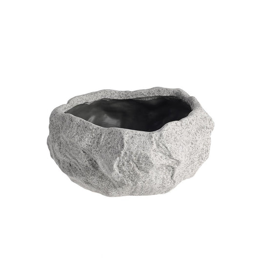 Discover the Rough Textured Grey Ceramic Planter (18cm) at Bristow Direct
