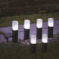 Black Rattan Pathway Lights (Set of 6)