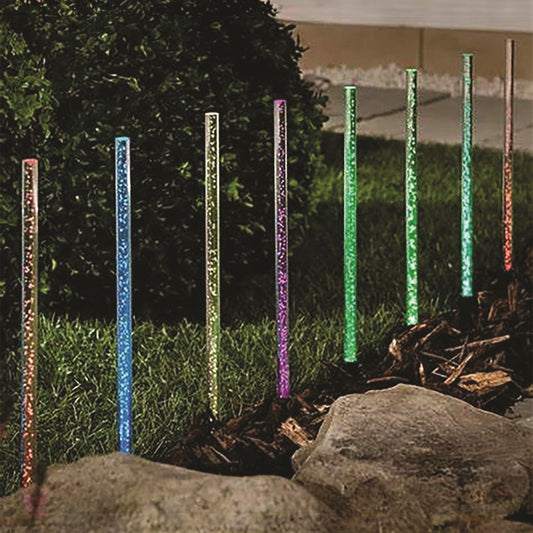 Discover the Bubble Pathway Solar Lights (Pack of 8) (Assorted Colours) at Bristow Direct