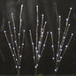 3 White Light Twig Pathway Lights (Battery Operated)