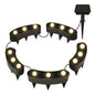 Warm White LED Solar Flower Pot Lights