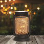 2 Solar Glass Jars Warm White Copper Wire LED (10cmX16cm)