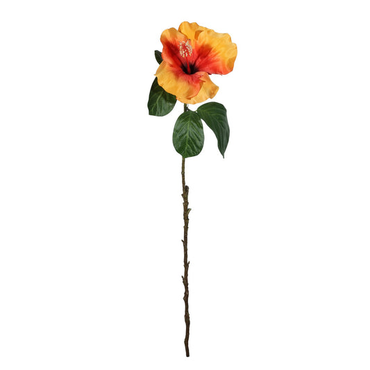 Discover the Orange Hibiscus Spray (69cm) at Bristow Direct