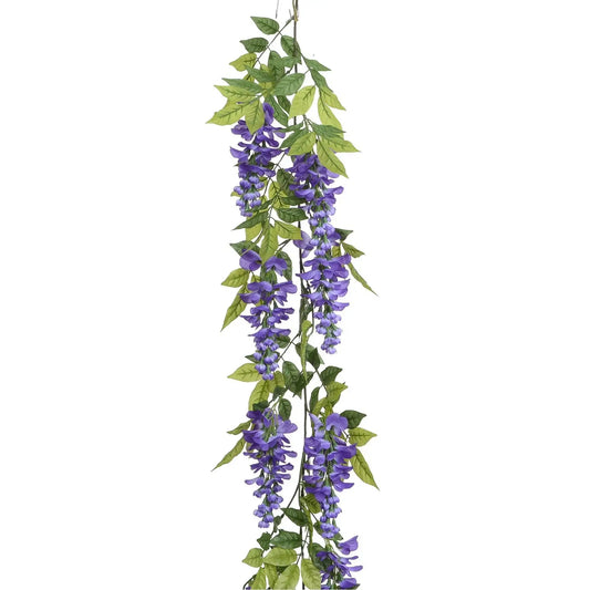 Discover the Purple Wisteria Garland (210cm) at Bristow Direct