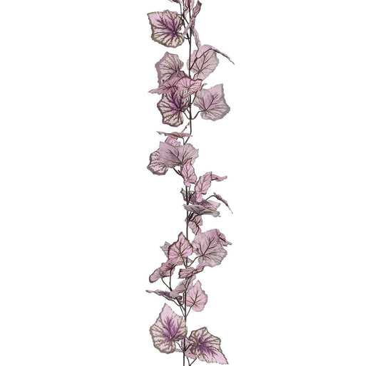 Purple Angel Leaf Garland (183cm)