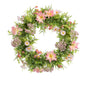 Pink Daisy Wreath (38cm)