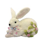 Rabbit with Bow and Flowers