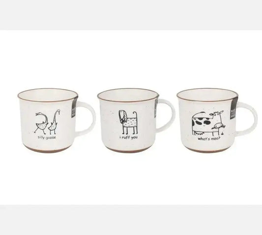 Animal Outline Print Mug (Assorted Designs)
