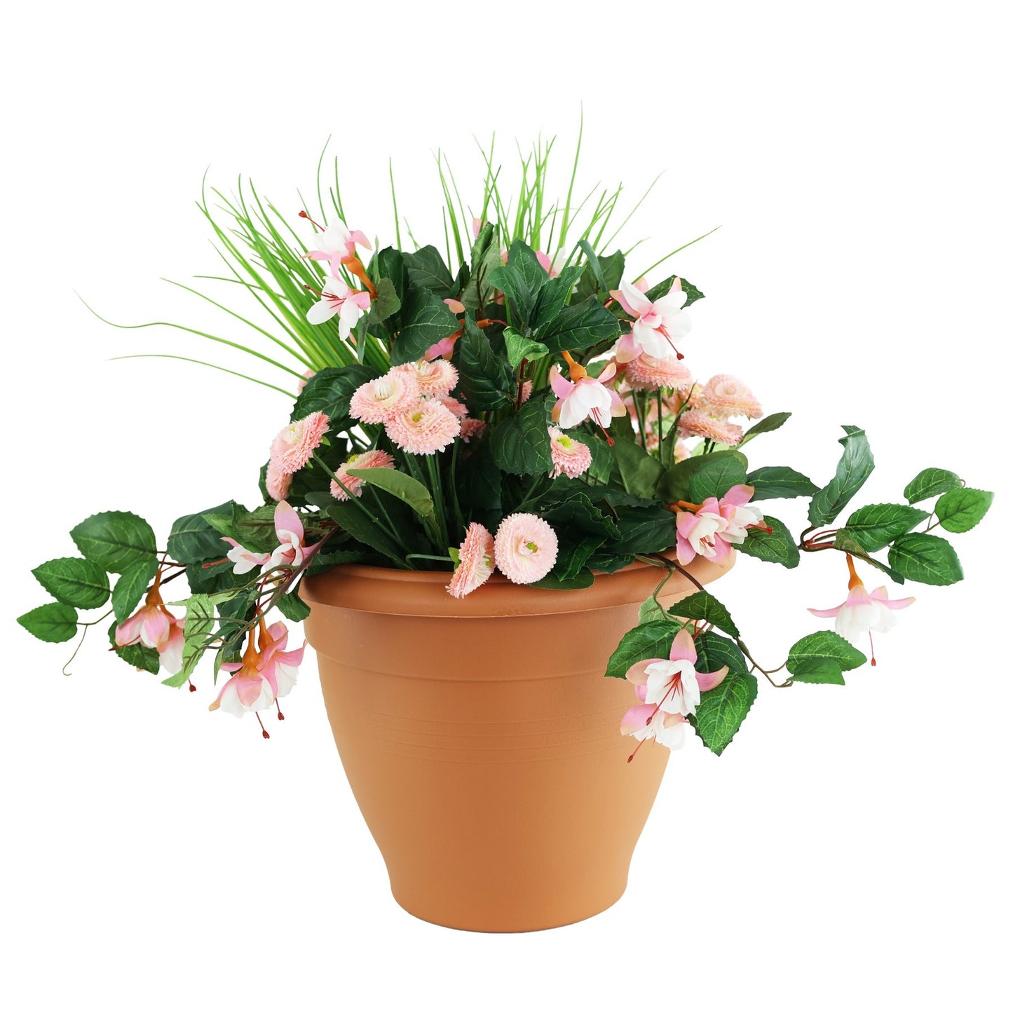 Pink Fuschsia Patio Planter