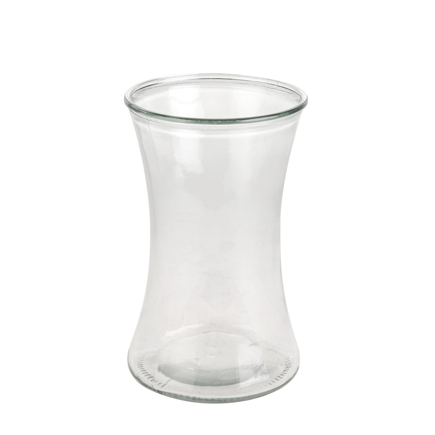 Clear Glass Hand Tied Vase (20cm)