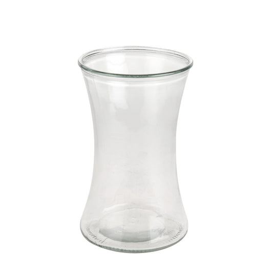 Clear Glass Hand Tied Vase (20cm)