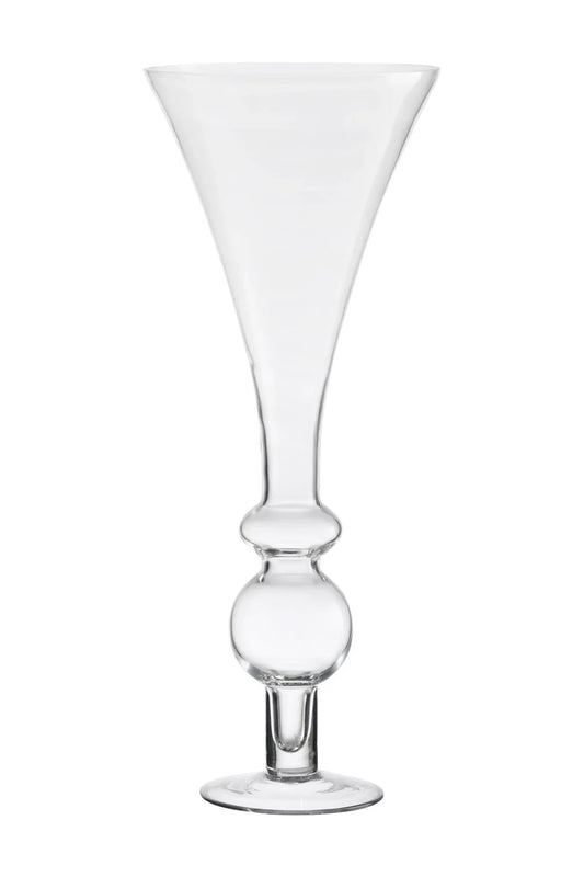 Apollo Flared Clear Glass Vase (55cm)