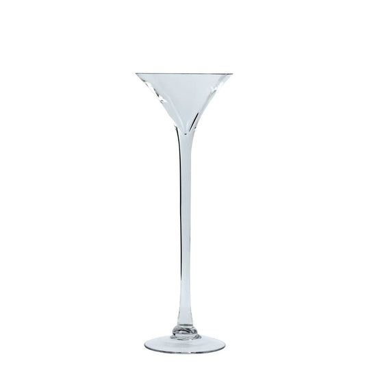 Apollo Cocktail Clear Glass Vase (50cm)