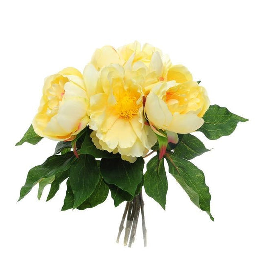 Discover the Yellow Peony Bundle (28cm) at Bristow Direct