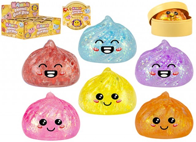 Assorted Glitter Bao Dumpling in Basket (5.5cm)
