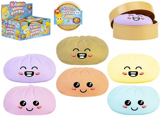 Pastel Bao Dumpling in Basket