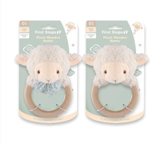 Farm Friends Plush Rattle
