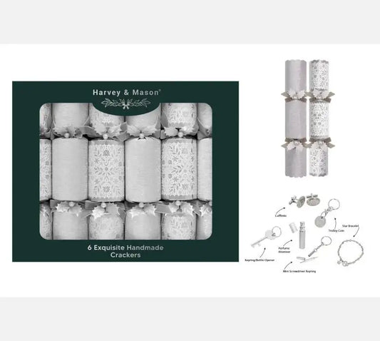 Silver Crackers Pack of 6 (13 Inches)