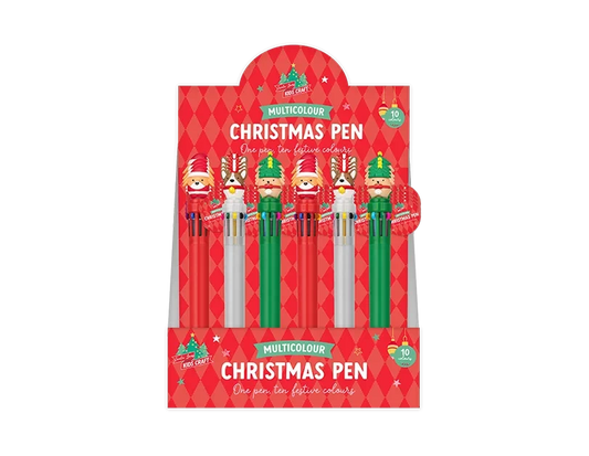 Multi-Colour Festive Pen