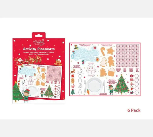 Christmas Eve Activity Placemats (Pack of 6)