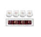Set of 4 Christmas Robin Drinking Glasses