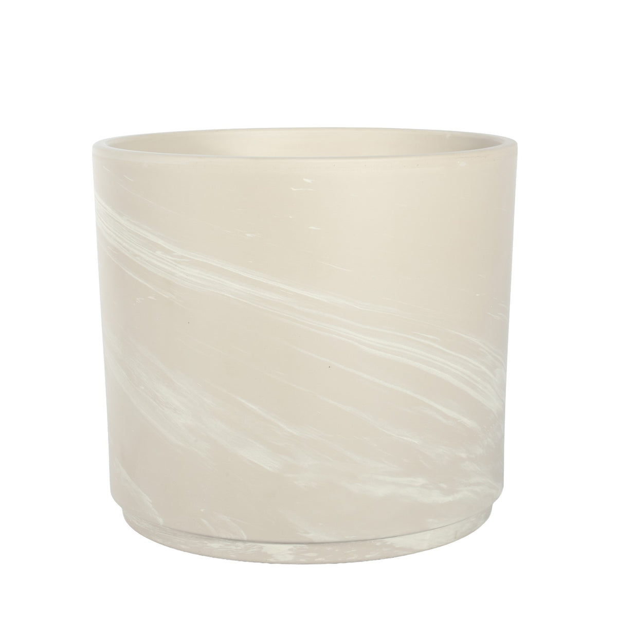 Discover the Cream Terracotta Granite Pillar Pot (27cm) at Bristow Direct