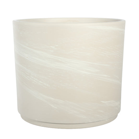 Discover the Cream Terracotta Granite Pillar Pot (31cm) at Bristow Direct