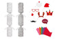 50 Silver Snowflake Eco Crackers