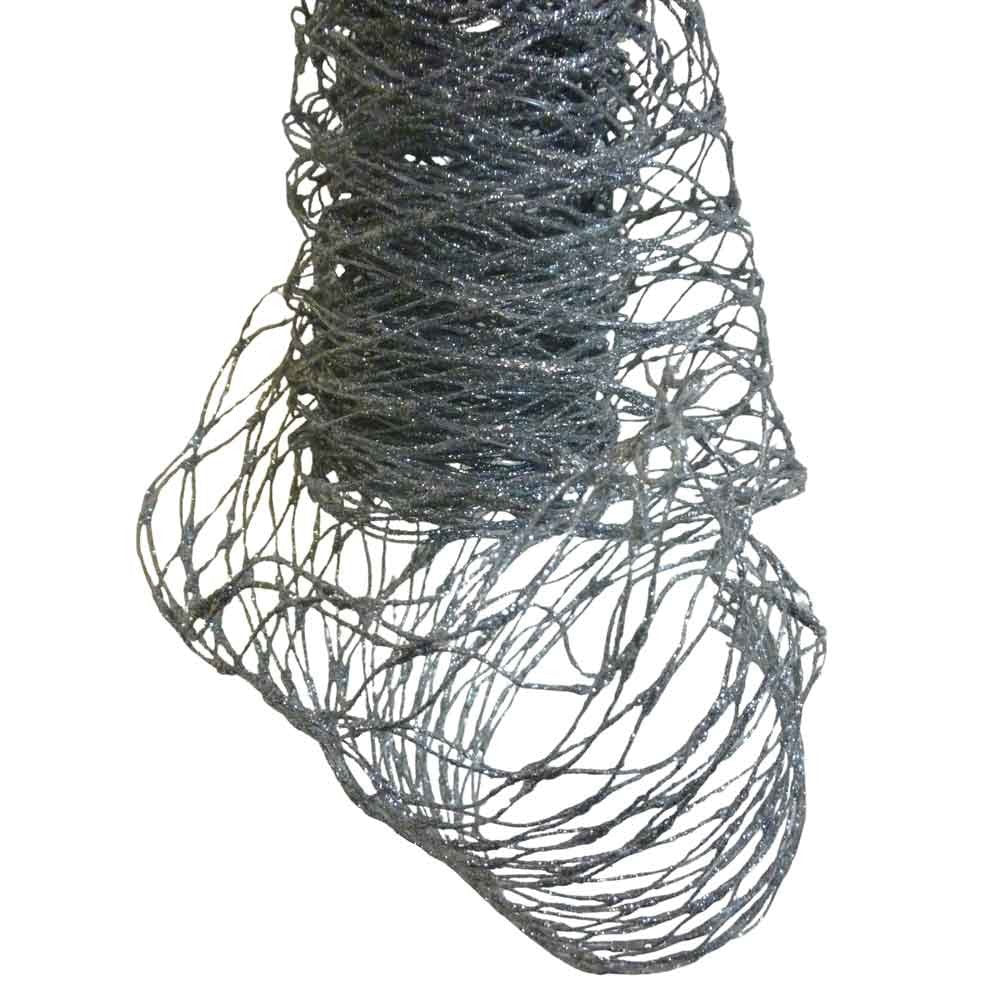 Discover the Silver Mesh Ribbon Roll (180cm) at Bristow Direct