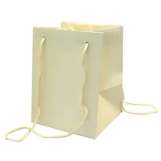 Cream Hand Tie Bag