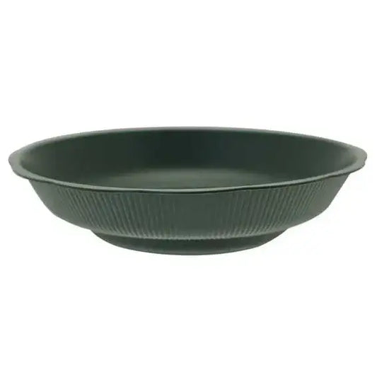 Dark Green Floral Bowl